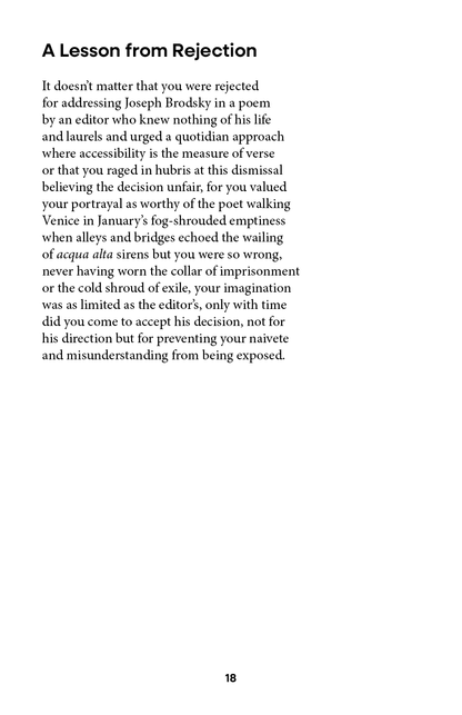 It Doesn’t Matter That...